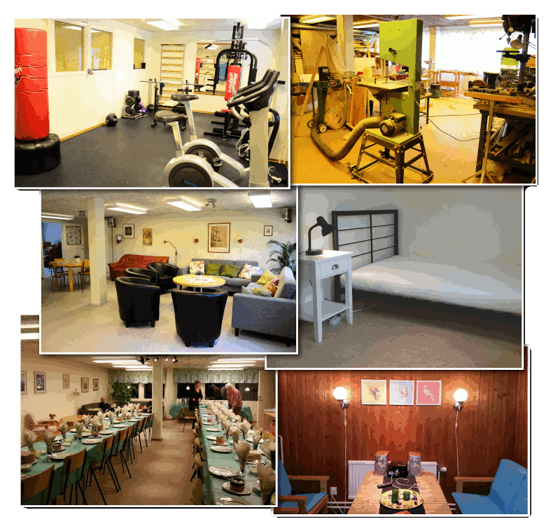 Collage, lokaler